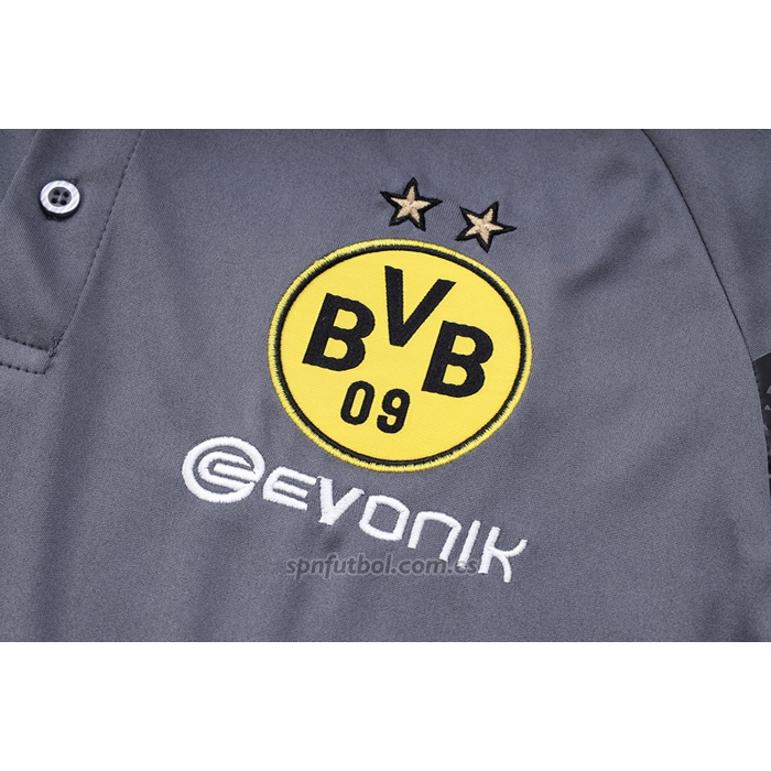 Camiseta Polo del Borussia Dortmund 2023-2024 Gris